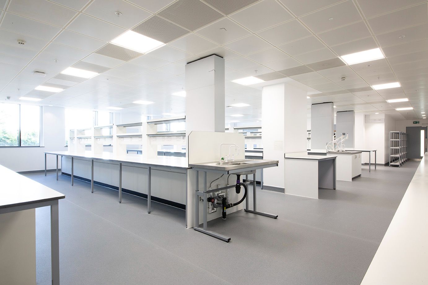 New modern laboratory area