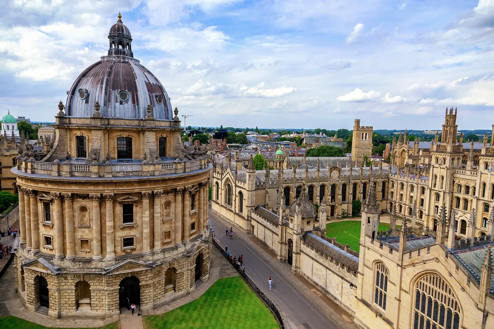 University of Oxford, view from above