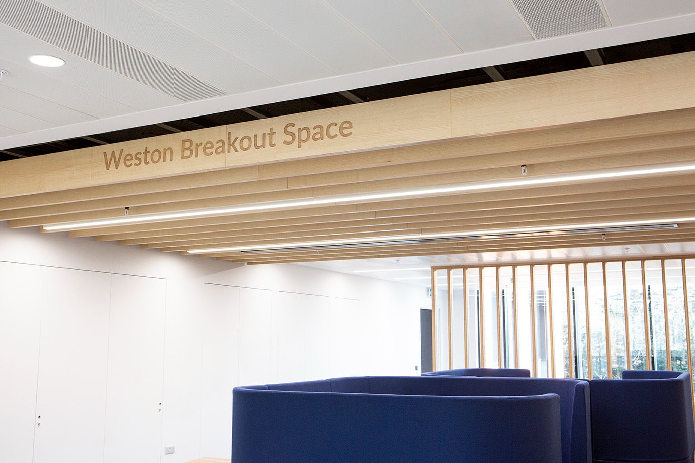 Seating in breakout space